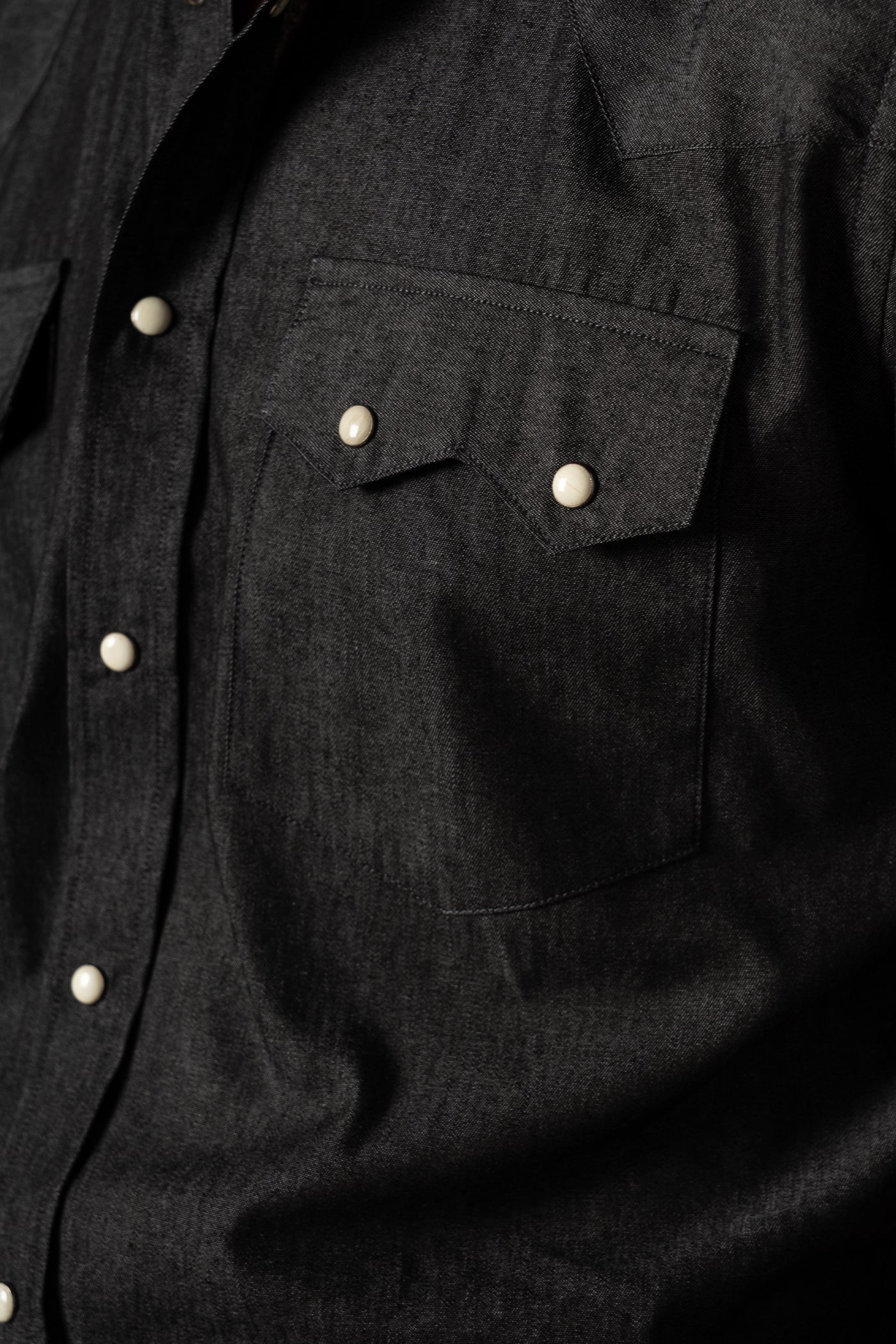 Denim Black Shirt - Camisa BUND