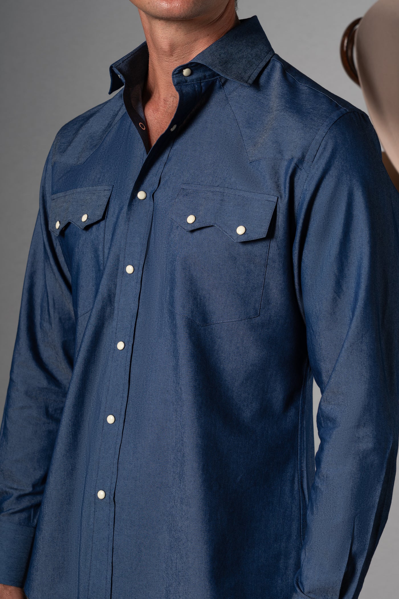 Denim Blue Shirt - Camisa BUND