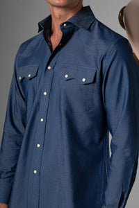 Denim Blue Shirt - Camisa BUND