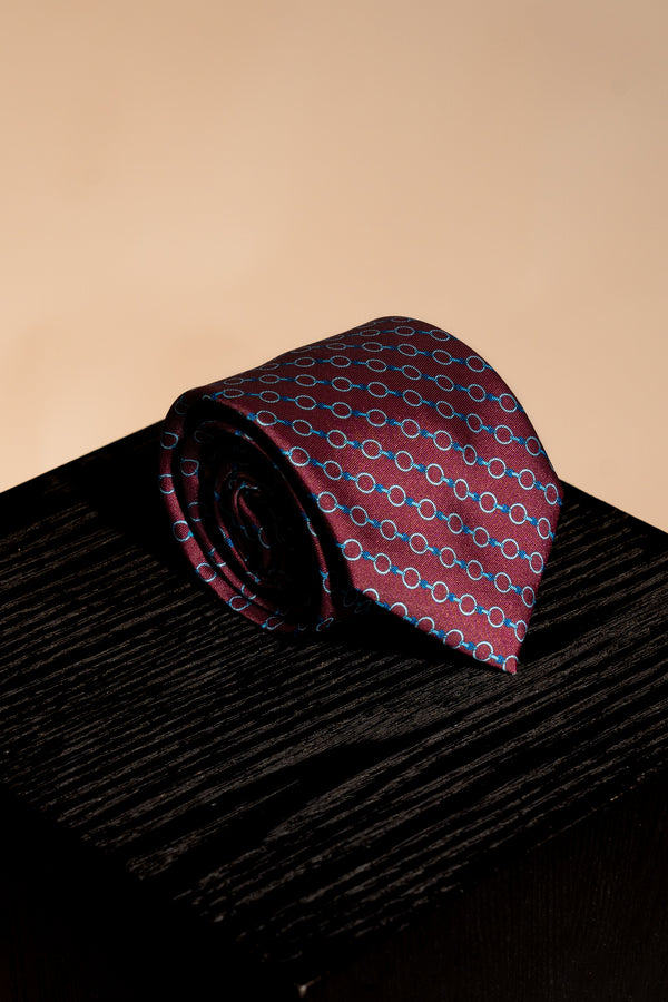 Corbata Chain Burgundy