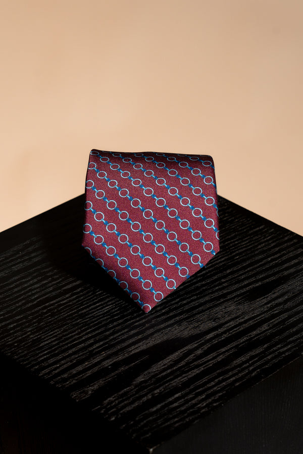 Corbata Chain Burgundy