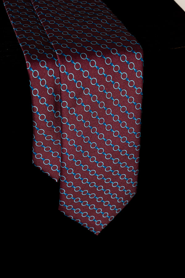 Corbata Chain Burgundy