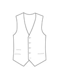 Image for 5 Button Line Vest - Tuxedo