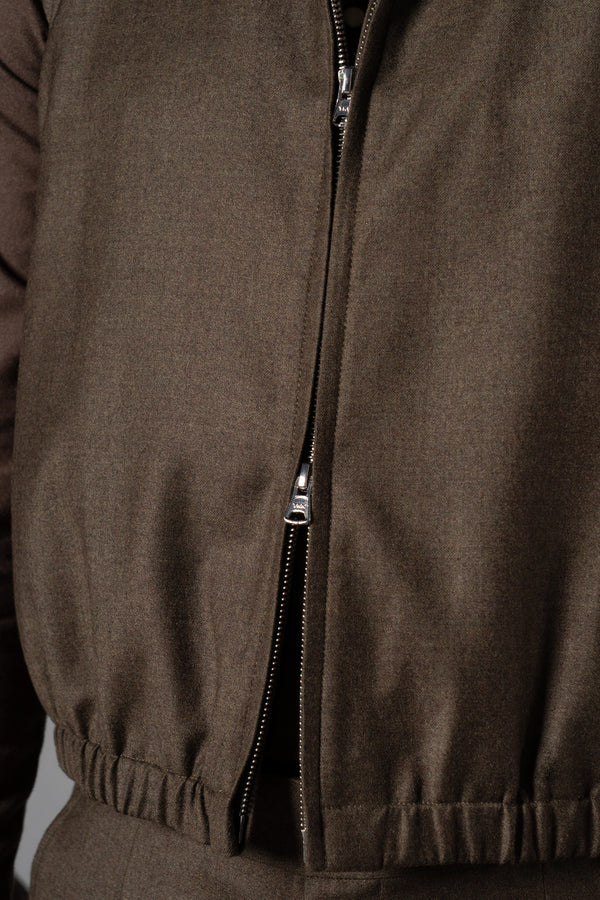 Flannel Olive Green Zip Vest