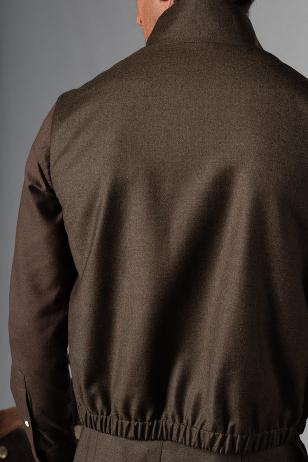 Flannel Olive Green Zip Vest