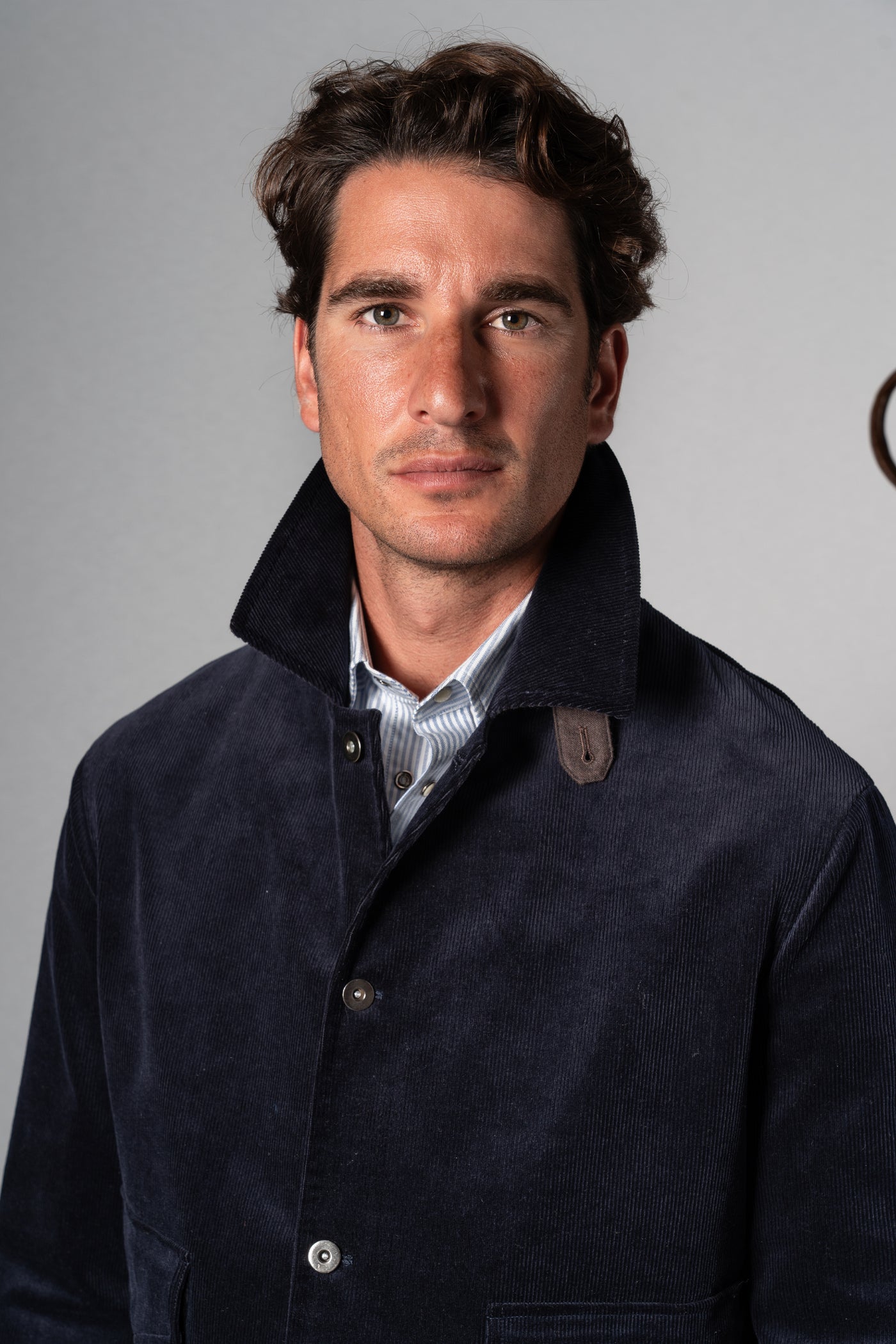 Dark Navy Corduroy Flight Jacket