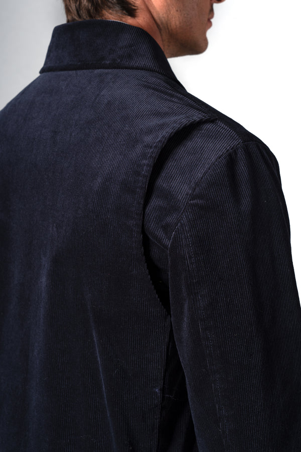 Dark Navy Corduroy Flight Jacket