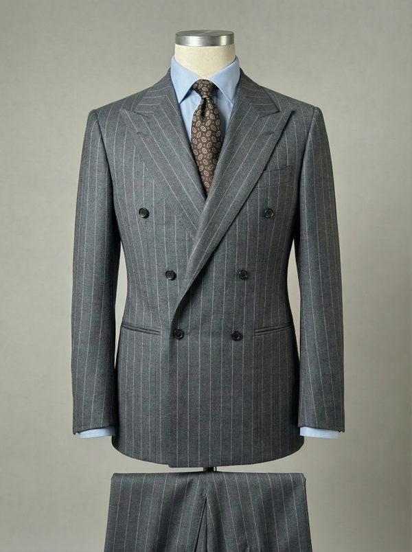 6 Button Double Breasted Suit