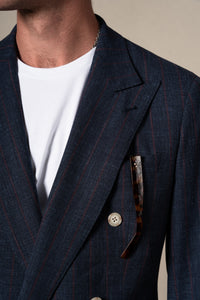 Blue Stripes Tailoring Jacket — vista alternativa 3, BUND Costa Vice Spring Summer 26