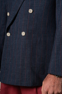 Blue Stripes Tailoring Jacket — vista alternativa 4, BUND Costa Vice Spring Summer 26