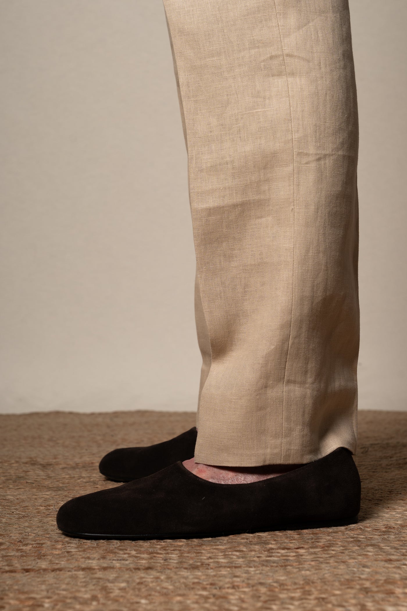 Beige Plain Linen Tailoring Pants — look completo BUND, Costa Vice Spring Summer 26
