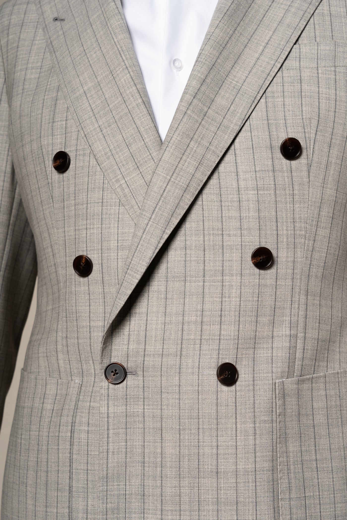 Light Grey Stripes Suit — vista alternativa 3, BUND Costa Vice Spring Summer 26
