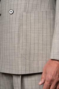 Light Grey Stripes Suit — vista alternativa 5, BUND Costa Vice Spring Summer 26