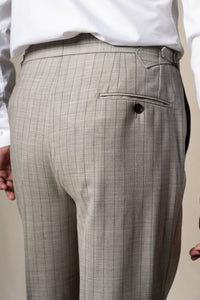 Light Grey Stripes Suit