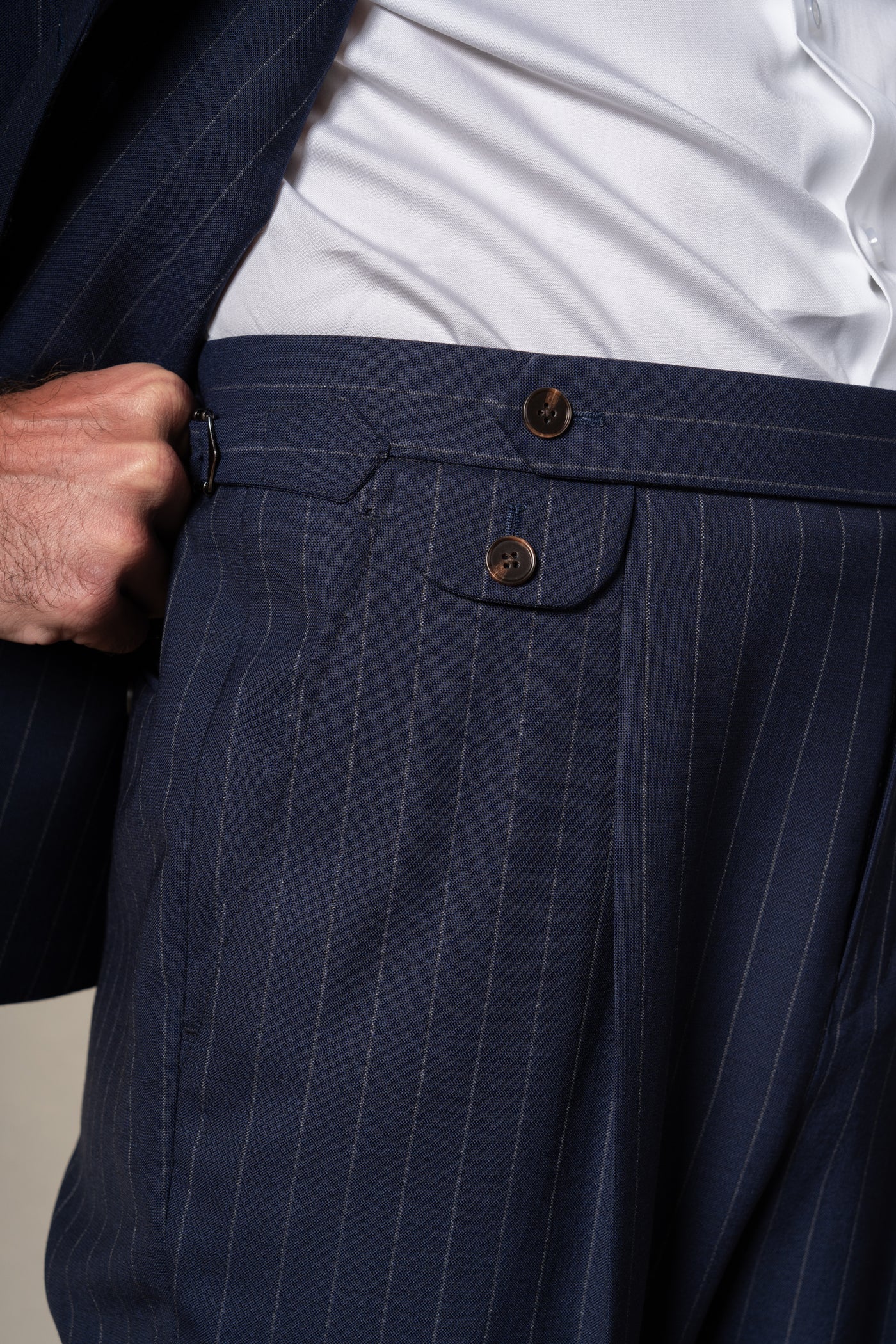 Navy Stripes Suit — look completo BUND, Costa Vice Spring Summer 26
