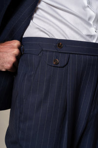 Navy Stripes Suit — look completo BUND, Costa Vice Spring Summer 26