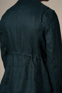 Green Plain Linen Sahariana — vista alternativa 5, BUND Costa Vice Spring Summer 26