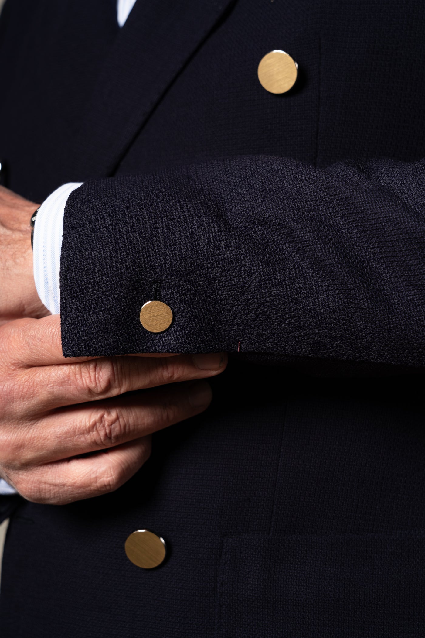 Dark Navy Plain Wool Tailoring Jacket