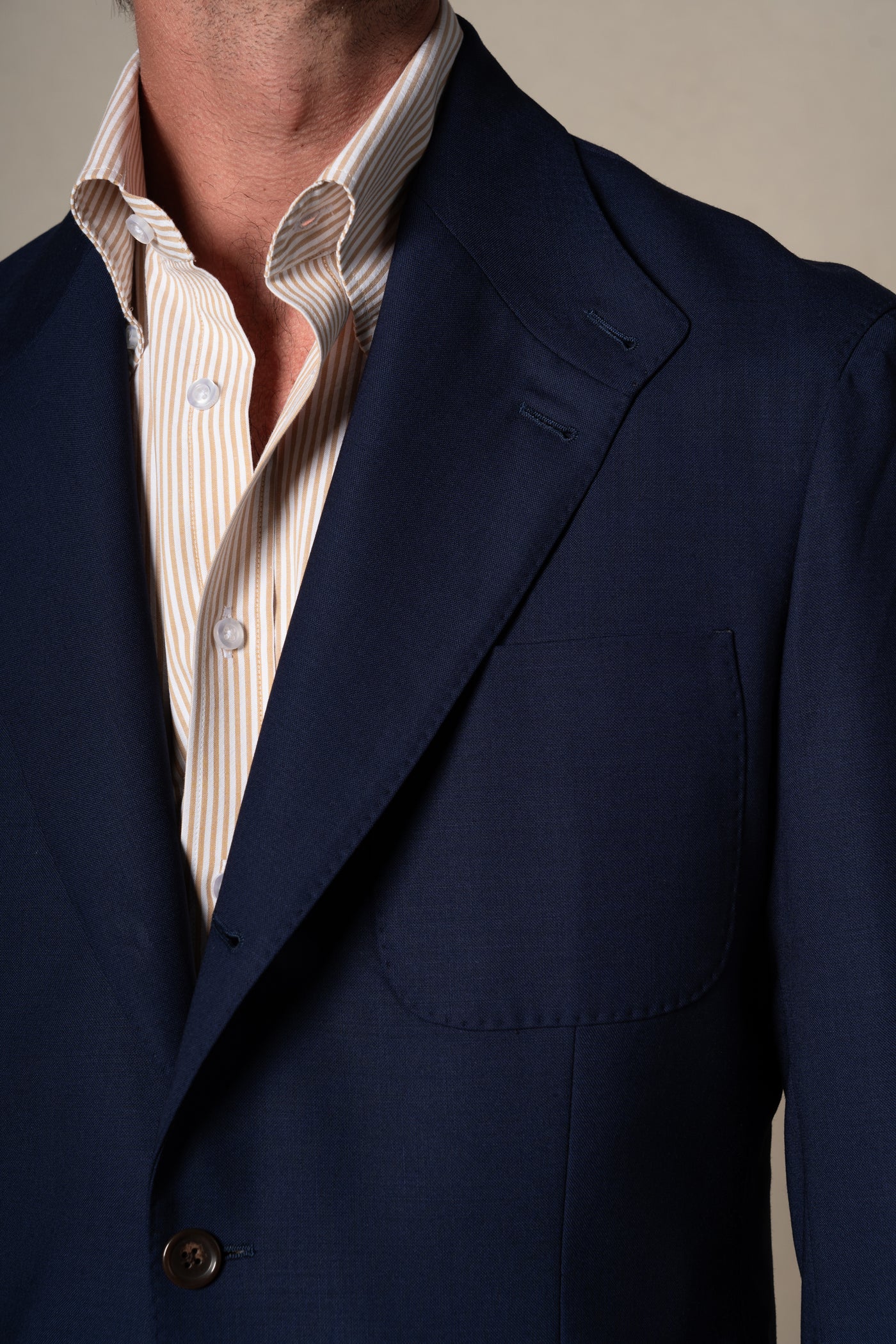 Navy Wool Teba — vista alternativa 2, BUND Costa Vice Spring Summer 26