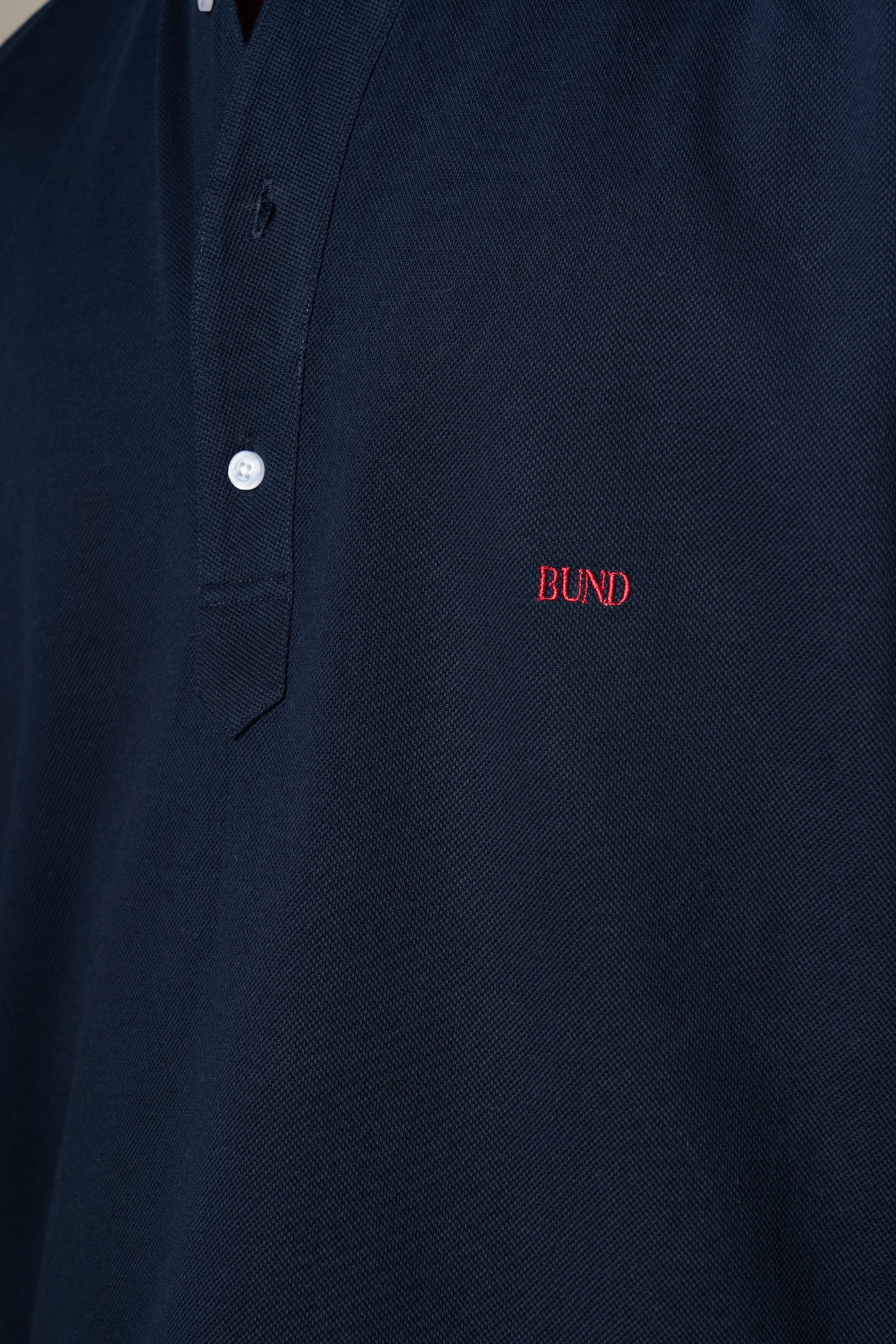 Dark Navy Plain Polo Casual Shirt — vista alternativa 5, BUND Costa Vice Spring Summer 26