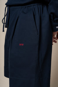 Dark Navy Plain Cotton Shorts — vista alternativa 2, BUND Costa Vice Spring Summer 26