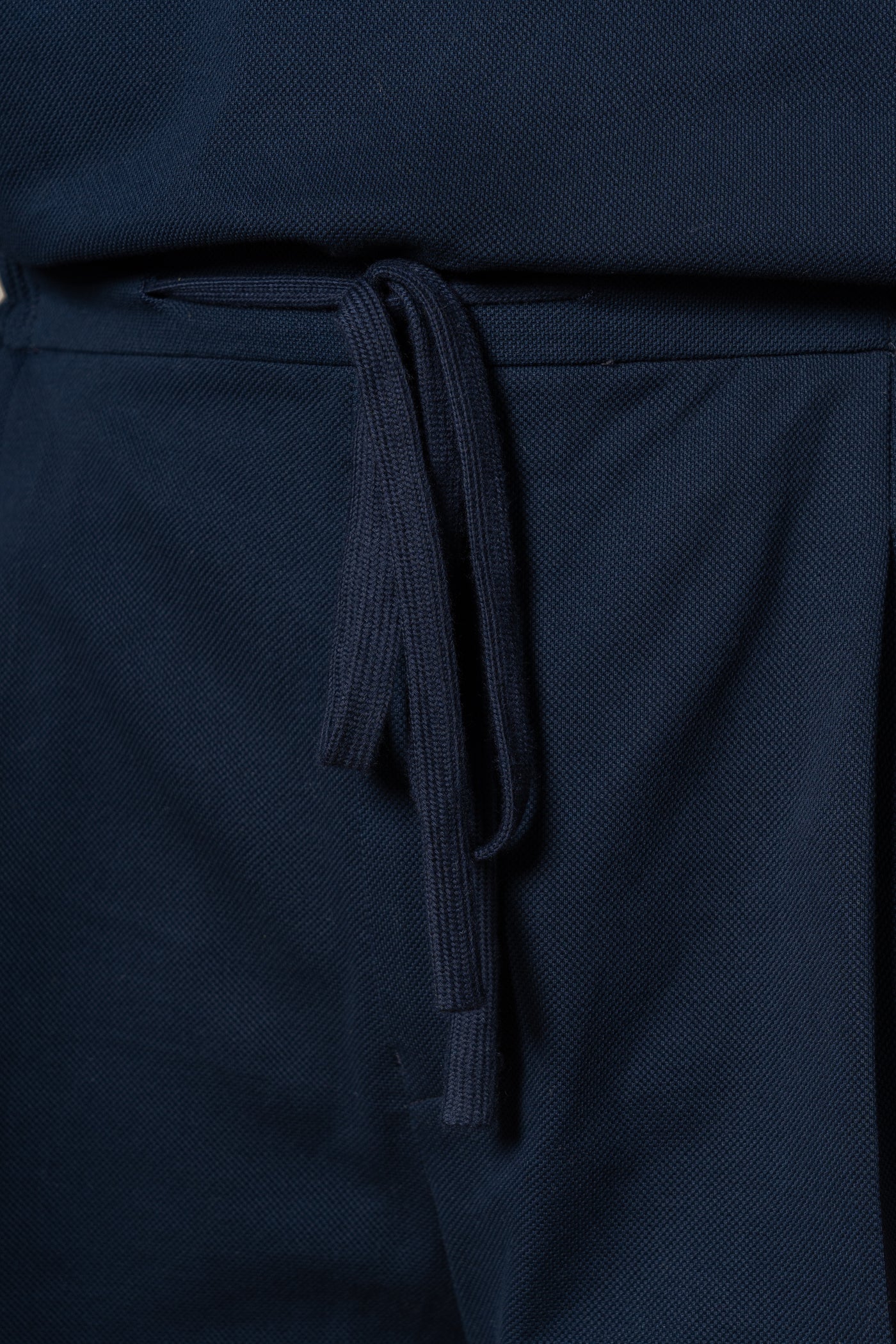 Dark Navy Plain Cotton Shorts — vista alternativa 3, BUND Costa Vice Spring Summer 26