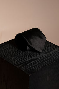 Black Plain Tie