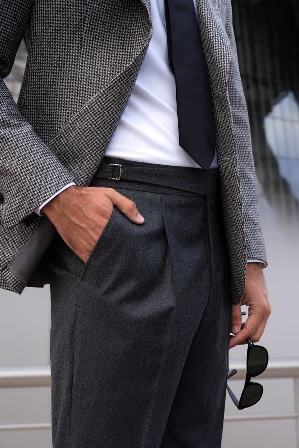 Flannel Charcoal Pants