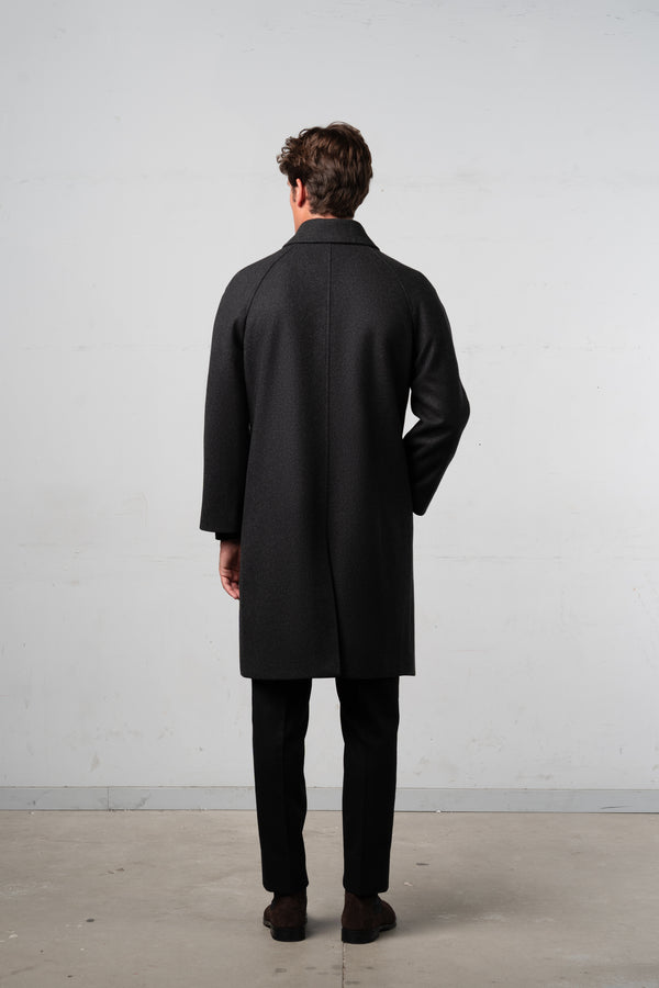 Plain Charcoal Coat