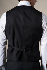 Classic Herringbone Grey Morning Suit - Chaqué BUND