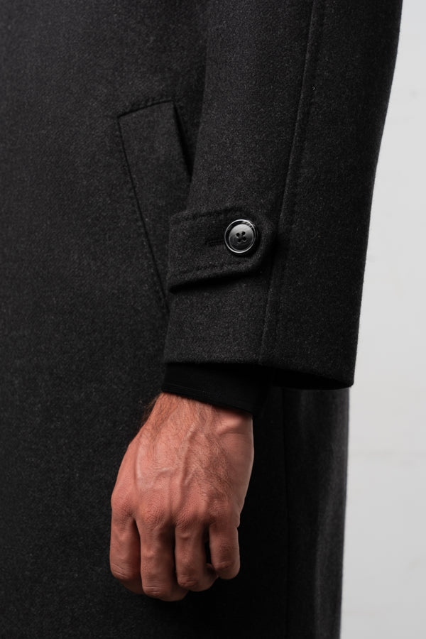 Plain Charcoal Coat