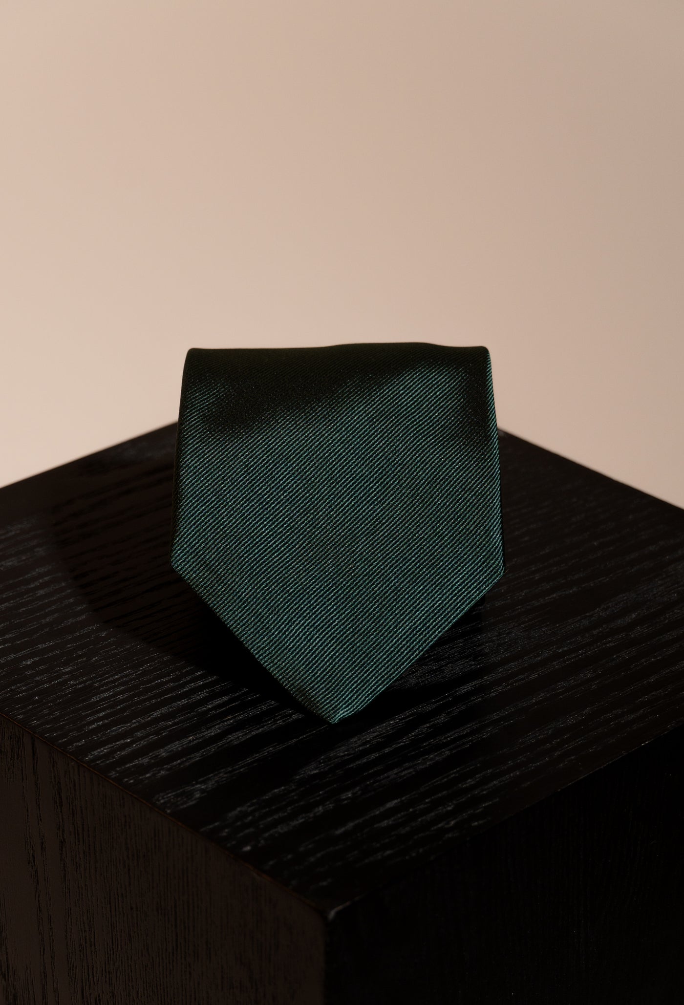 Corbata Lisa Verde de seda - BUND