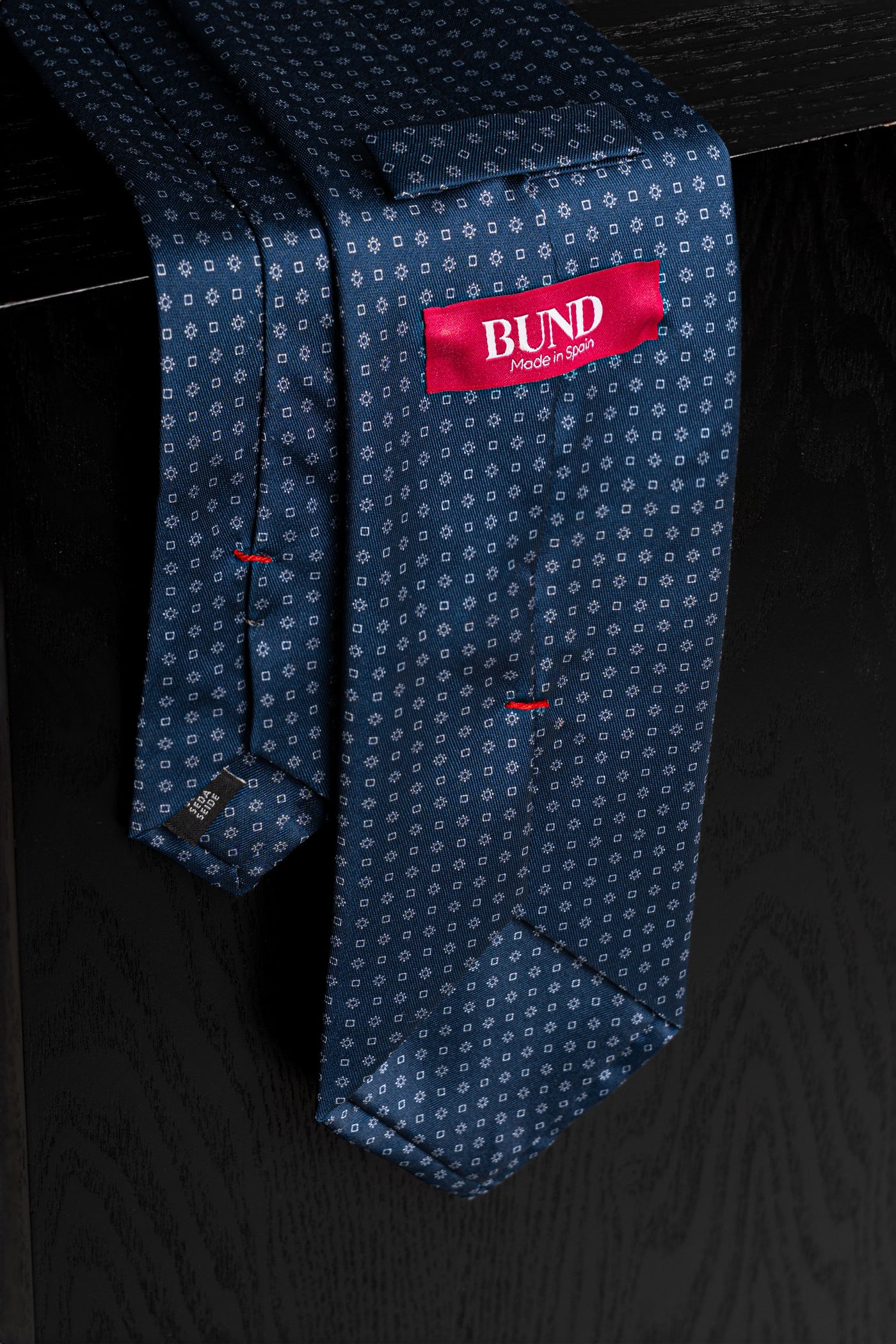 Corbata Lonely Dark Blue de seda - BUND