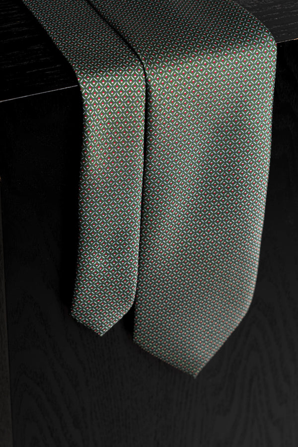 Diamond Ceremony Deep Green Tie
