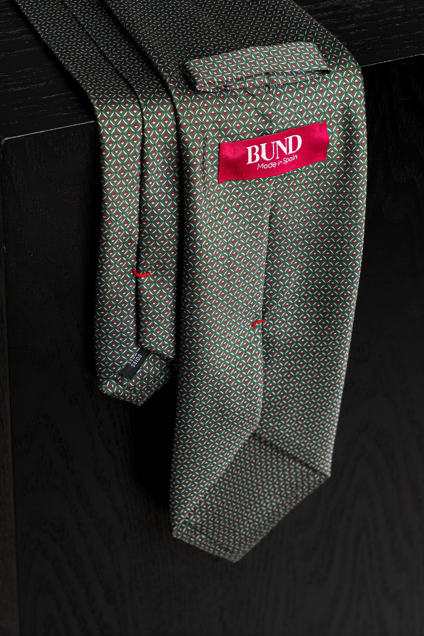 Corbata Diamond Ceremony Deep Green de seda - BUND