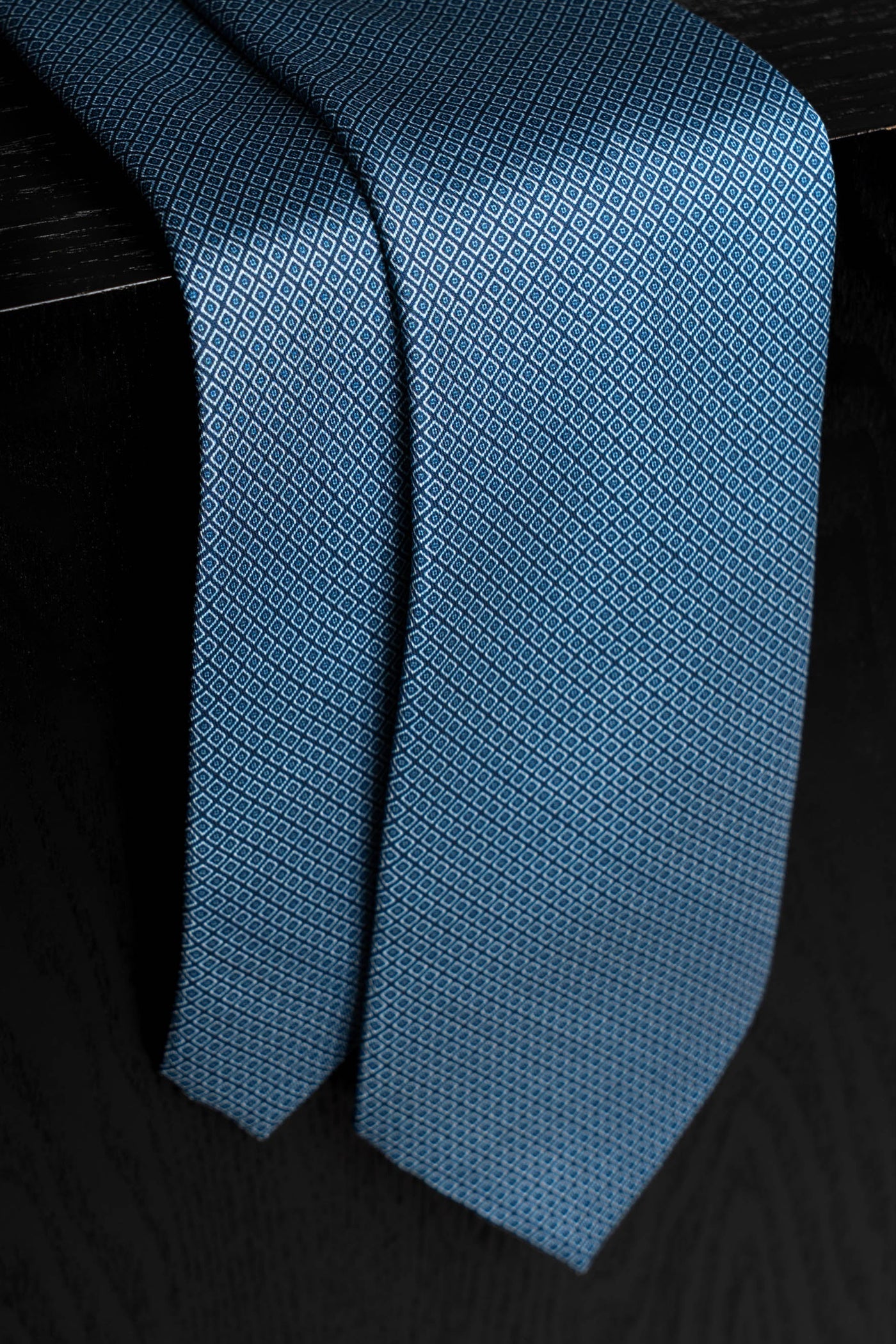 Corbata L'Eixample navy blue de seda - BUND