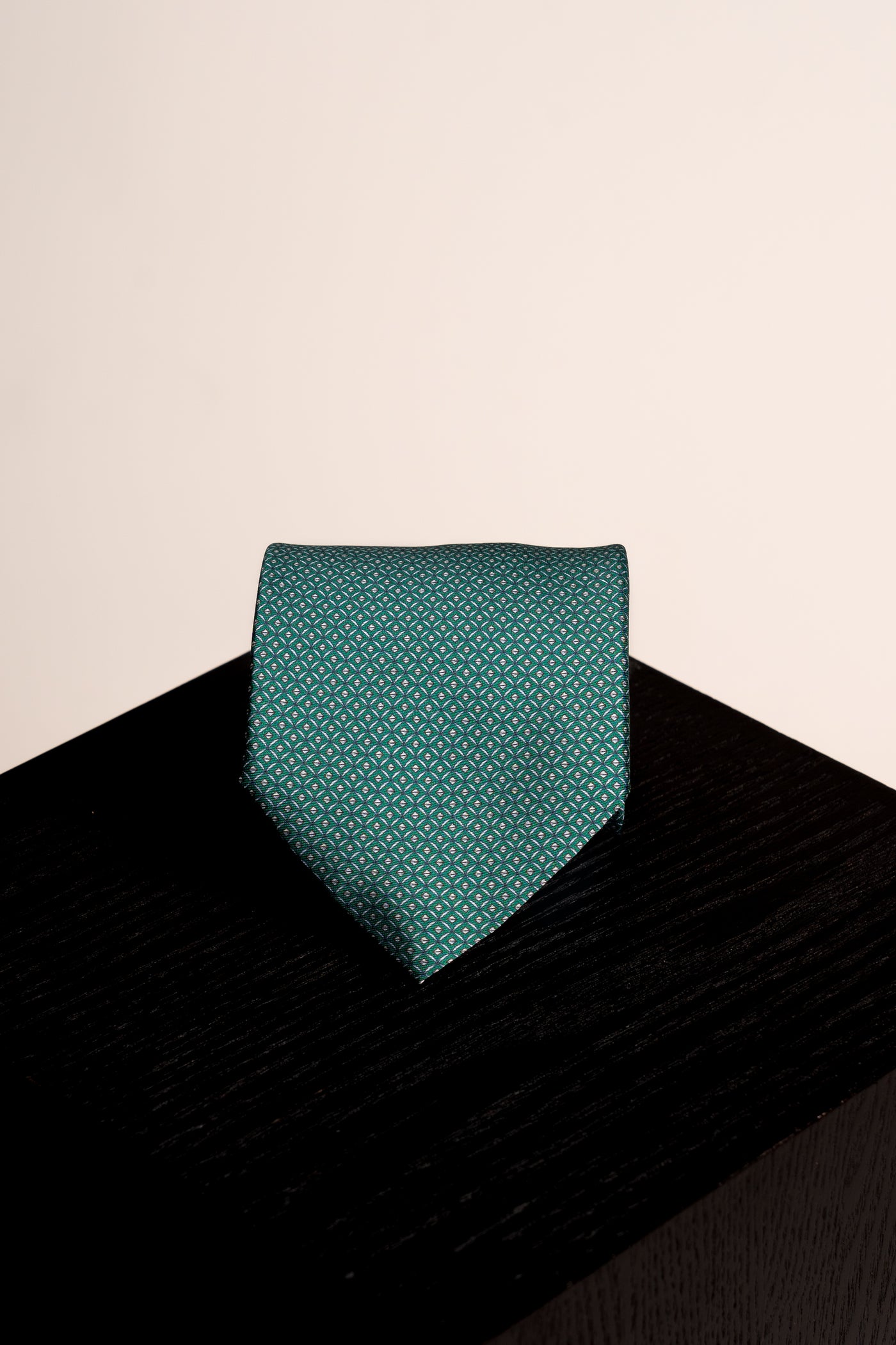 Corbata Diamond Ceremony Green de seda - BUND