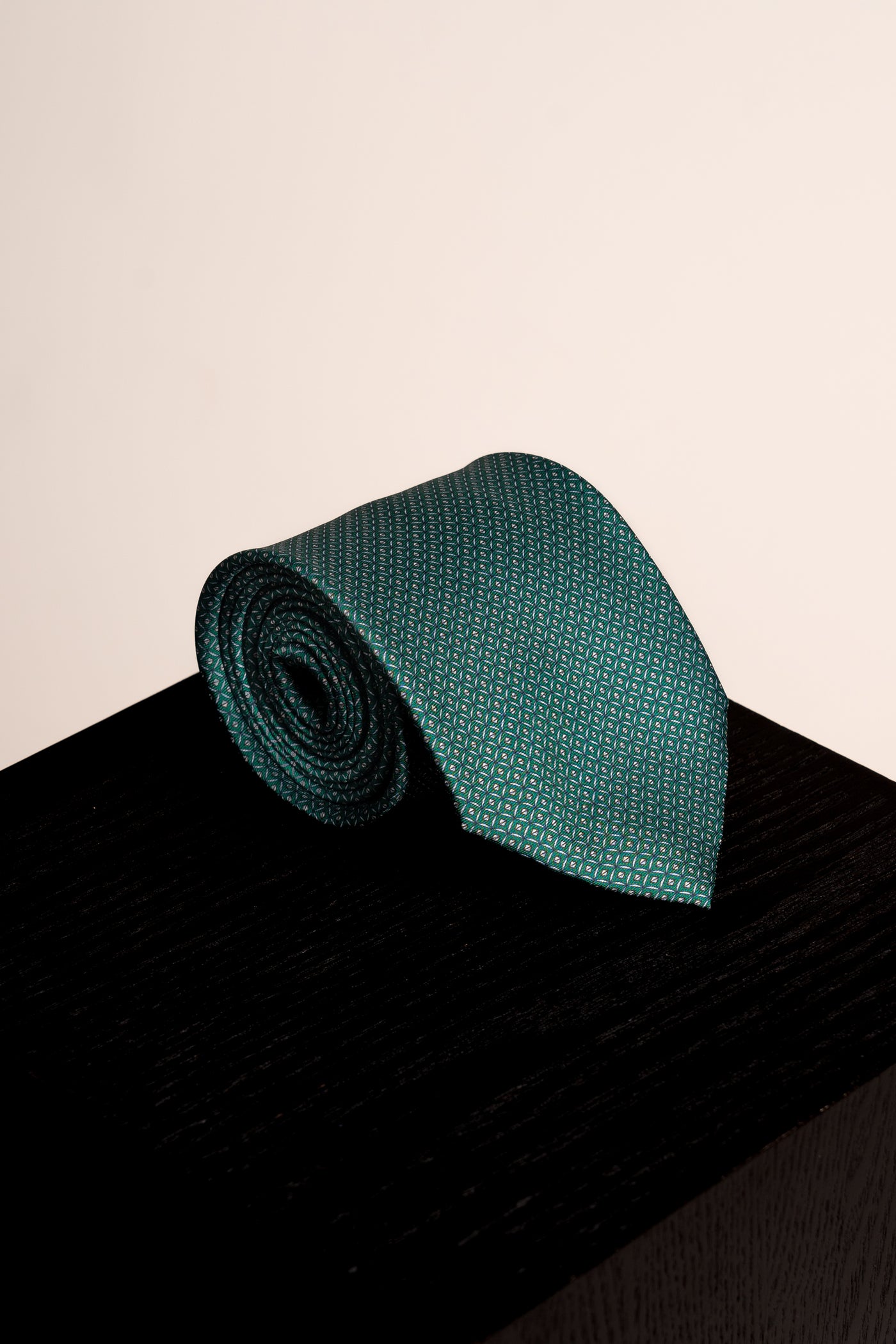 Corbata Diamond Ceremony Green de seda - BUND