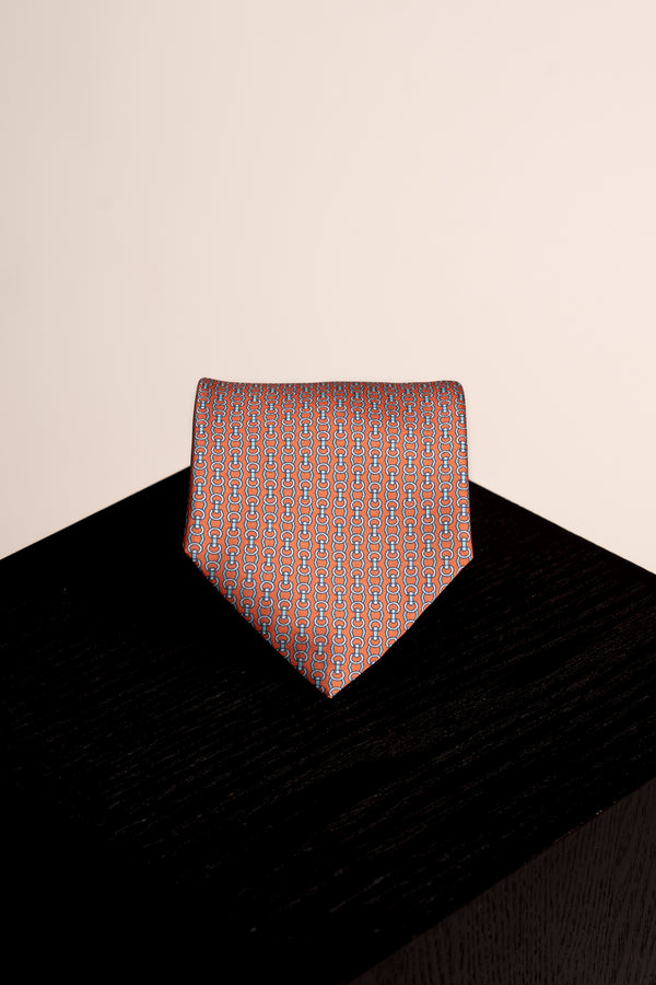 Stirrups Light Orange Tie