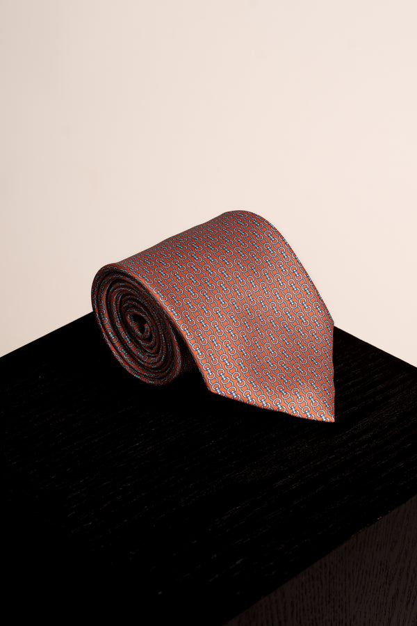 Stirrups Light Orange Tie