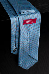 Corbata Diamond Ceremony Light Blue de seda - BUND