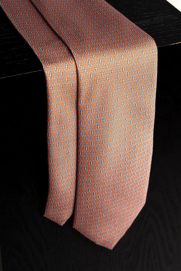Stirrups Light Orange Tie