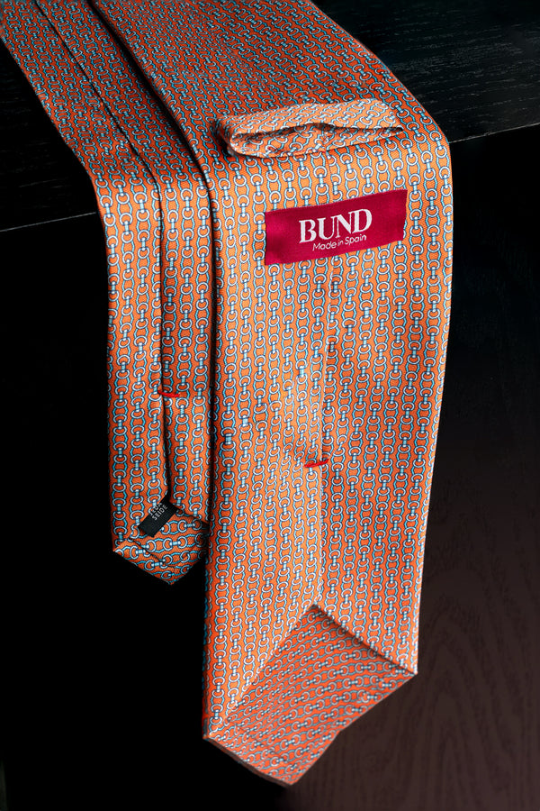 Stirrups Light Orange Tie