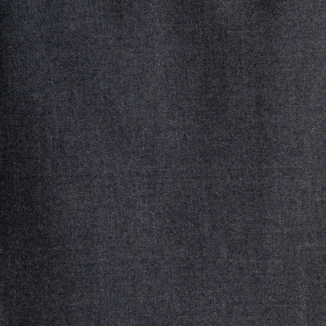 Flannel Stone Gray Wool Casual Cargo Pants