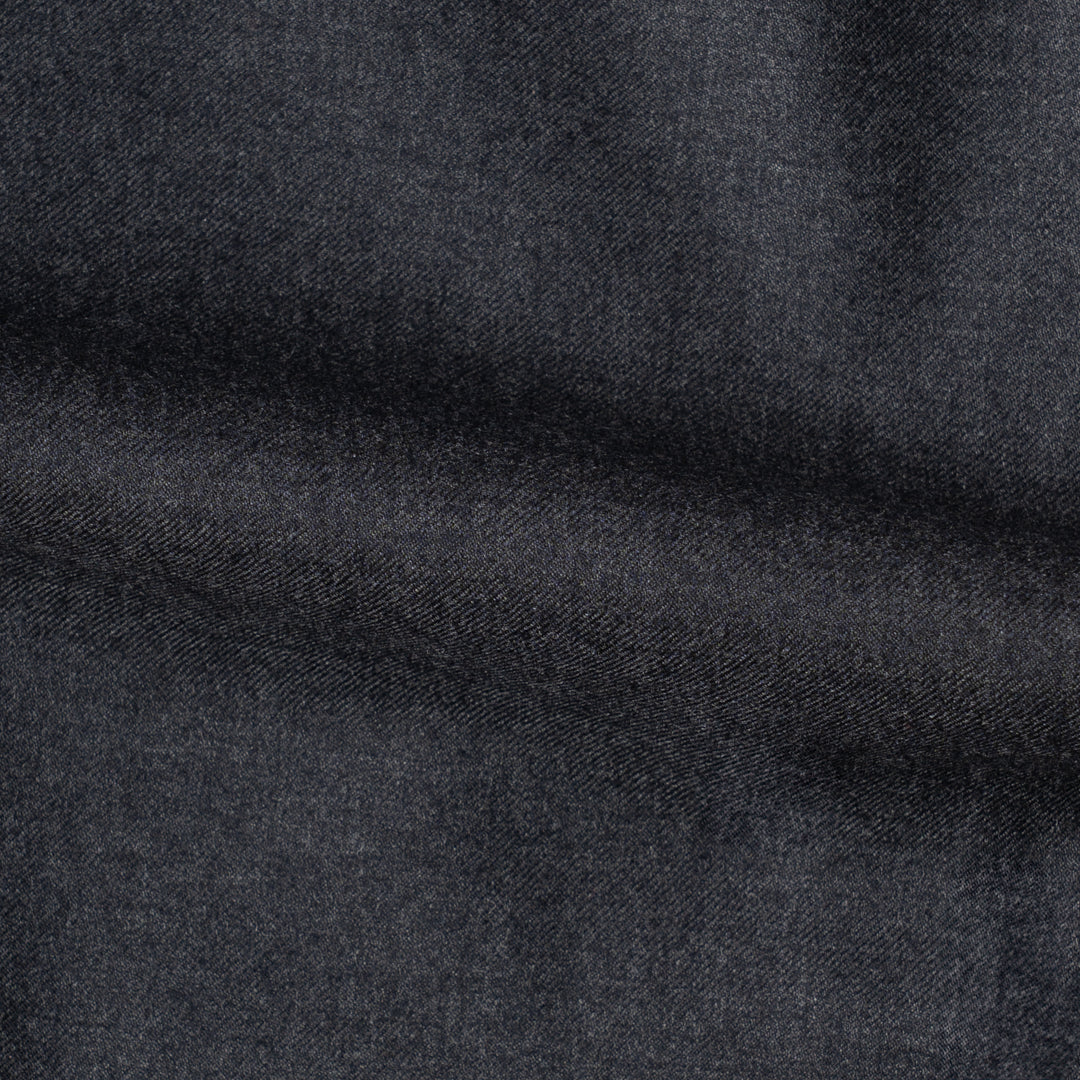 Flannel Stone Gray Wool Casual Cargo Pants