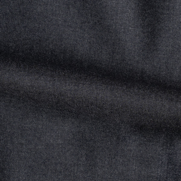 Flannel Stone Gray Wool Casual Cargo Pants