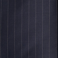 Stripes Dark Navy Wool Suit - Traje a medida BUND