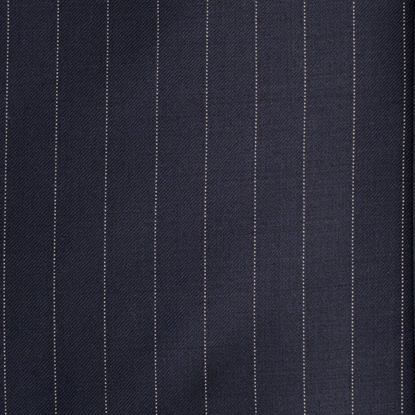 Stripes Dark Navy Wool Suit