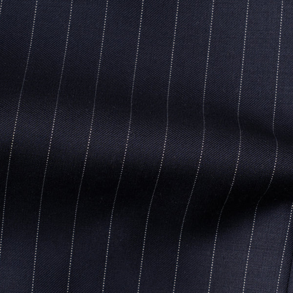 Stripes Dark Navy Wool Suit