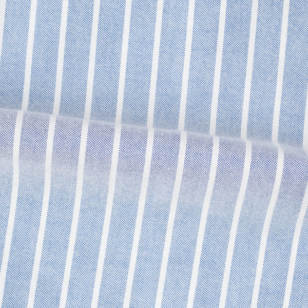 Stripes Navy Cotton Casual Shirt